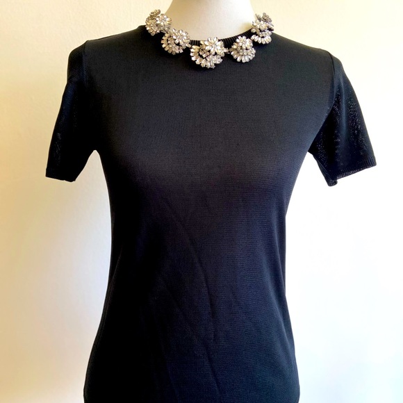 DEMOO Designer Black Top - MINT CONDITION - Picture 7 of 9